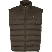 Lyle & Scott Vadderad Gilet i Olivgrön