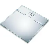 Sanitas SBF 14, Elektronisk personvåg, 180 kg, 100 g, Borstat stål, kg, lb, Torg