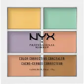 Nyx 3C Conceal, Correct, Contour Concealer palett 9 g Nr. 04 - Creme