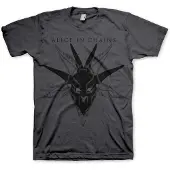 Ginza.se Alice In Chains: Unisex T-Shirt/Black Skull (Charcoal Grey) (XX-Large)