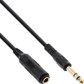 InLine Jack 6.3mm - Jack 6.3mm cable 3m black (99973)