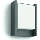 Philips myGarden Arbour - Vägglampa - LED - 6 W (motsvarande 47 W) - varmt vitt ljus - antracit