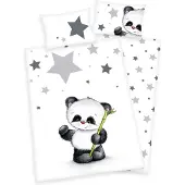 MCU Panda Junior påslakanset 100x135 cm – 100 % bomull
