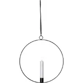 Star Trading Inomhusdekoration Flamme Ring Hängande | svart []