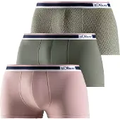 s.Oliver Boxershorts marinblå / oliv / gammalrosa / vit