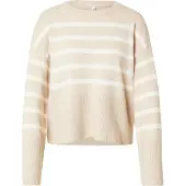 ONLY Tröja beigemelerad / off-white