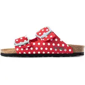 Bayton Pantolette 'Alicante' röd / silver / vit