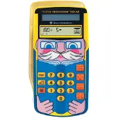 Texas Instruments Little Professor Solar, Ficka, Grafer, 8 siffror, 1 linjer, Solar, Multifärg