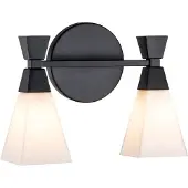ELSTEAD Vägglampa Bowtie, dimbar, Svart, Metall, Modern, Vägglampa, sänglampa, sänglampa vägg