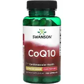 Swanson Health CoQ10, Hög Potens, 120 mg, 100 Kapslar