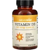 NatureWise Vitamin D3, 50 mcg (2 000 IE), 360 mjuka kapslar