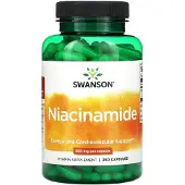 Swanson Health Niacinamid, 250 mg, 250 kapslar