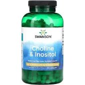 Swanson Health Kolin & Inositol, 250 mg, 250 kapslar