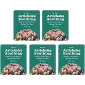 Petitfee Artichoke Soothing Hydrogel Beauty Face Mask 5 ark 1,12 oz (32 g) styck