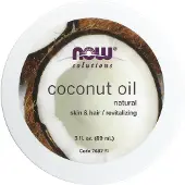Now Foods, Solutions, Coconut Oil, Natural, 3 fl oz (89 ml)