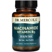 Dr. Mercola , Niacinamid Vitamin B3, 50 mg, 270 Tabletter