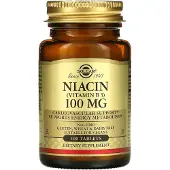 Solgar , Niacin (Vitamin B3), 100 mg, 100 Tabletter