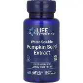 Life Extension , Vattenlöslig Pumpakärnextrakt, 60 Vegetariska Kapslar (262 mg per Kapsel)