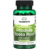 Swanson Health , Full Spektrum Rhodiola Rosea Rot, 400 mg, 100 Kapslar