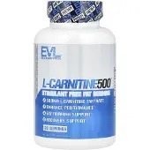 EVLution Nutrition L-Karnitin500, 500 mg, 120 kapslar