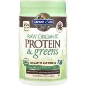 Garden of life , RAW Ekologisk Protein & Gröna, Plantformel, Choklad Cacao, 21,51 oz (610 g)