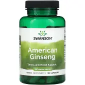 Swanson Health Amerikansk ginseng, 550 mg, 100 kapslar