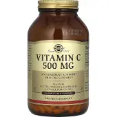Solgar , Vitamin C, 500 mg, 250 Vegetabiliska kapslar