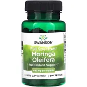 Swanson Health Fullspektrum Moringa Oleifera, 400 mg, 60 kapslar