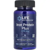 Life Extension Life Extension, Iron Protein Plus, 300 mg, 100 Veggie Capsules