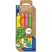 Adlibris Färgpennor Noris Junior 4-pack 100% PEFC Staedtler