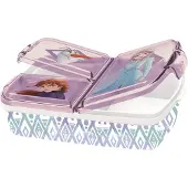 Stor Frozen matlåda - Matlåda med 3 fack för barn - Anna, Elsa och Olaf