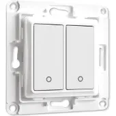 Shelly Wall switch 2 - white Smart ljusströmsbrytare till vägg
