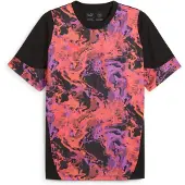 Puma Tränings T-Shirt IndividualCUP - Svart/Multicolor, storlek Medium