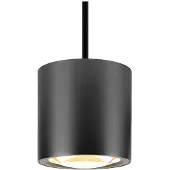 SLV Pendellampa Oculus, dimbar, Brun / mässing, Vardagsrum / matsal, Aluminium / grå / zink, Modern