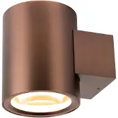 SLV LED vägglampa Oculus, dimbar, Koppar, Vardagsrum / matsal, Aluminium / grå / zink, Modern, LED-vägglampa, vägglampa inomhus