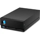 LaCie 1big Dock STHS10000800 - Hårddiskarray - 10 TB - 1 fack (SATA-600) - HDD 10 TB x 1 - Thunderbolt 3, USB 3.1 (extern) - med 5 års återställningsserviceplan för att rädda data