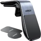 UGREEN magnetisk bilhållare för ventilationsgallret, silver (LP290)