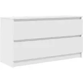 vidaXL TV-bänk vit 100x35x54 cm konstruerat trä