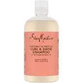 Shea Moisture Coconut & Hibiscus Curl and Shine Shampoo Schampo 384 ml