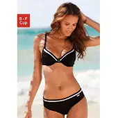 LASCANA Bikini svart / vit