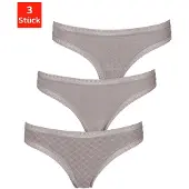 LASCANA String grå / taupe