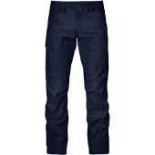 Fjällräven - Vandringskläder - Nils Trousers M Dark Navy för Unisex - Storlek XS/S - Marinblå