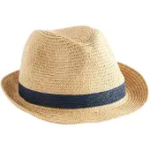 Next Hatt beige / marinblå