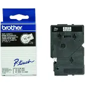 Brother TC TC-101 Plast Bandfärg: Transparent Skriftfärg:Svart 12 mm 7.7 m