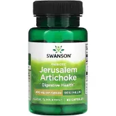 Swanson Health Prebiotisk jordärtskocka, 400 mg, 60 kapslar