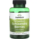 Swanson Health , Full Spektrum Schizandra Bär, 525 mg, 90 kapslar