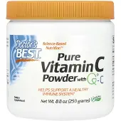Doctors Best , rent C-vitaminpulver med Q-C, 250 g(8,8 oz)