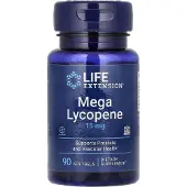 Life Extension , Mega Lycopene, 15 mg, 90 mjuka gel