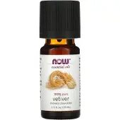 Now Foods, Essential Oil, 100% Pure Vetiver, 1/3 fl oz (10 ml)