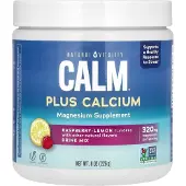 Natural Vitality Natural Vitality, CALM, with Calcium, Raspberry-Lemon, 8 oz (226 g)